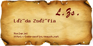 Láda Zsófia névjegykártya